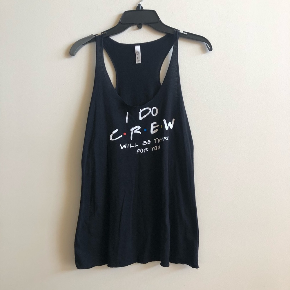 Friends bachelorette black tank top